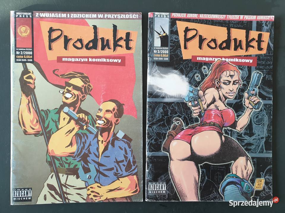 Produkt magazyn komiksowy zestaw 5ciu numerów Polskie Gdynia