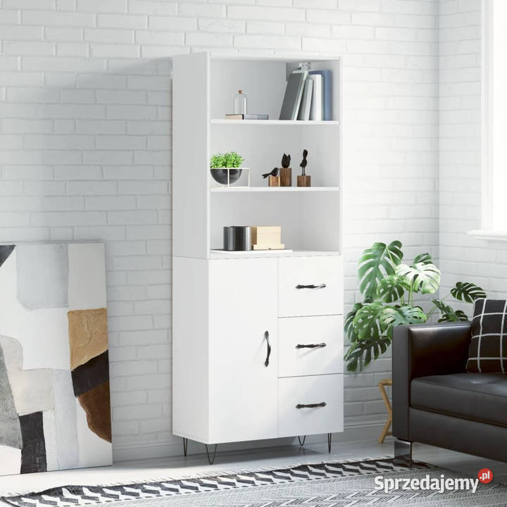 Witrynka biała 695x34x180 materiał Warszawa