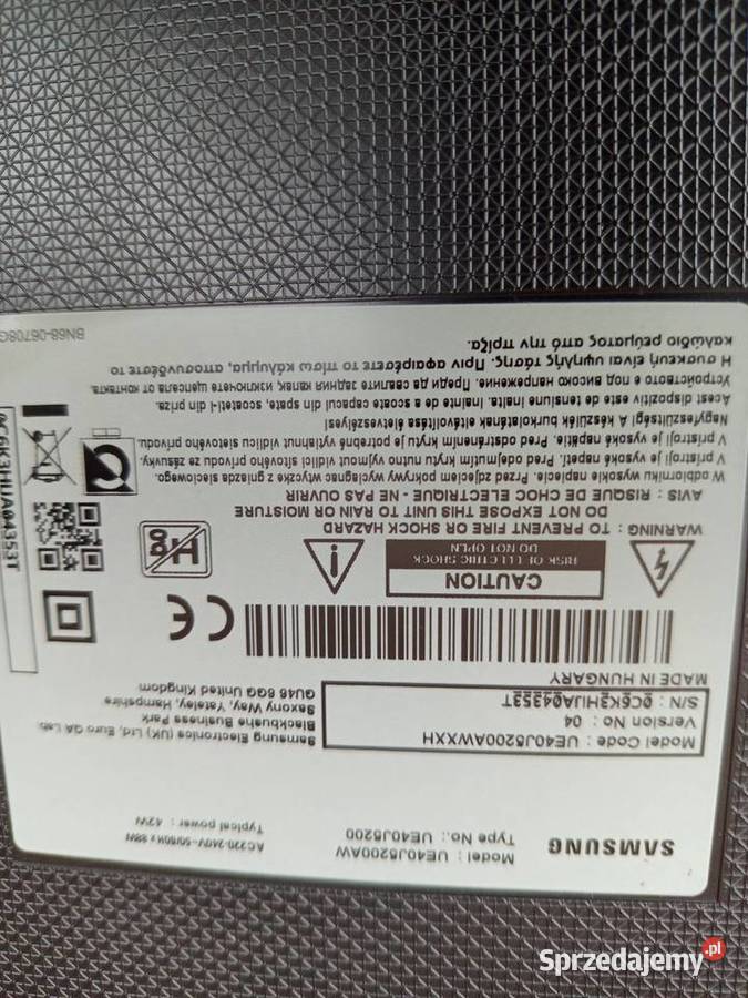 Sprzedam telewizor Samsung Smart 3242 całe sprzedam
