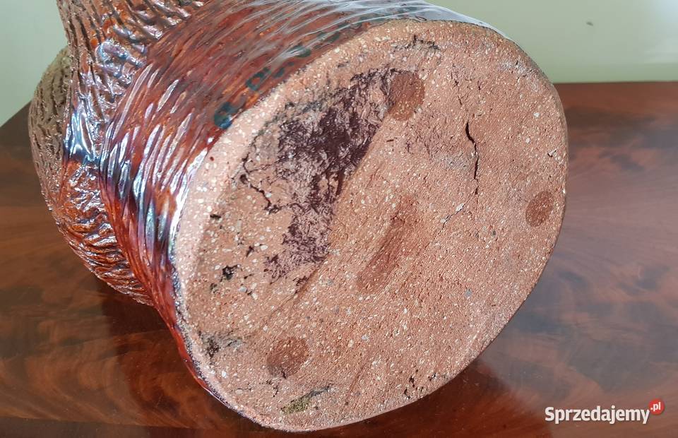 Wazon rzeźba ceramika Sacha Łysa Góra unikat warmińsko-mazurskie Orneta