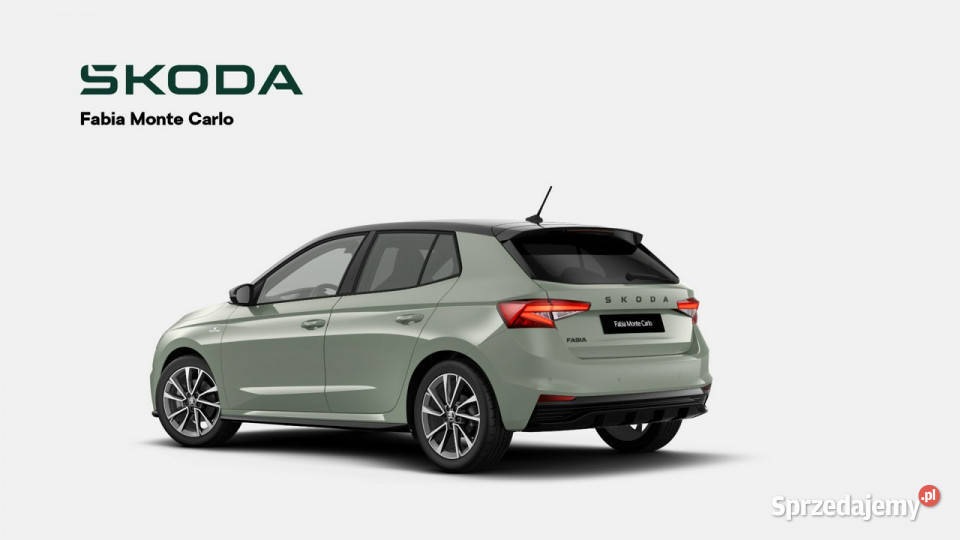 koda Fabia Monte Carlo 15 TSI 150 DSG Dostępny podgrzewane fotele Łódź sprzedam