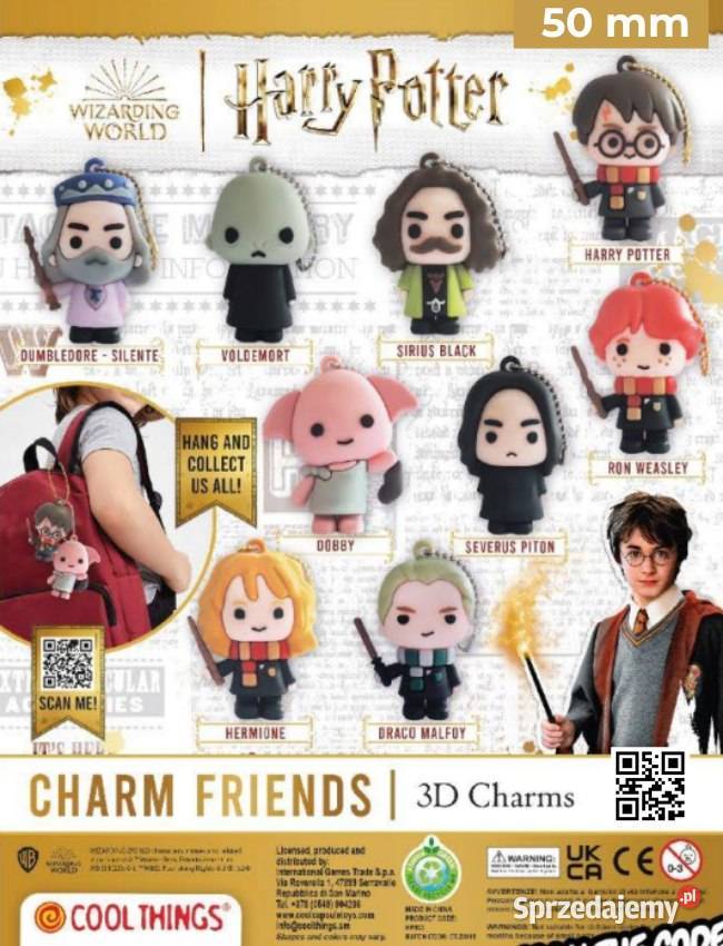Zasyp do automatów HARRY POTTER CHARM FRIENDS 3 lata+ Zabawki wielkopolskie Poznań