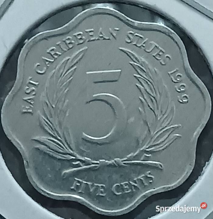5 Cent Karaiby Wschodnie 1999 r wielkopolskie