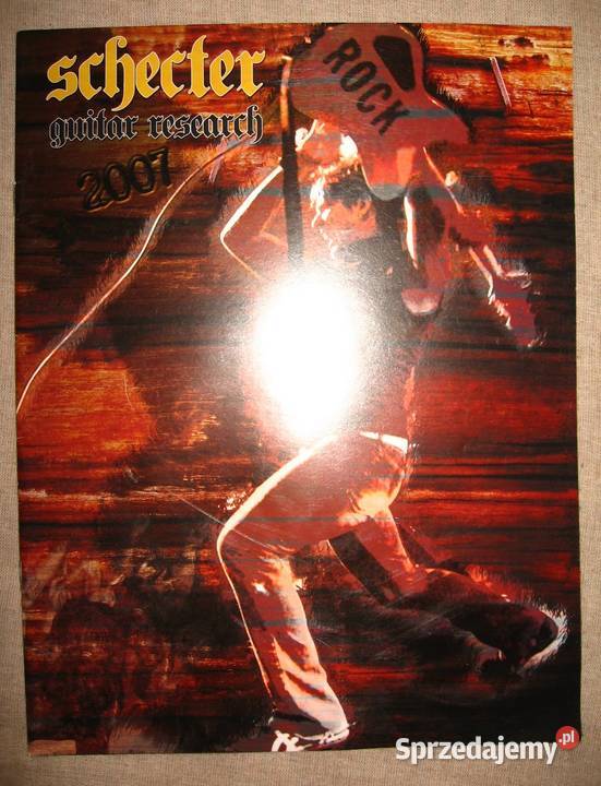 Schecter 2007 guitar catalog katalog gitar Kępice
