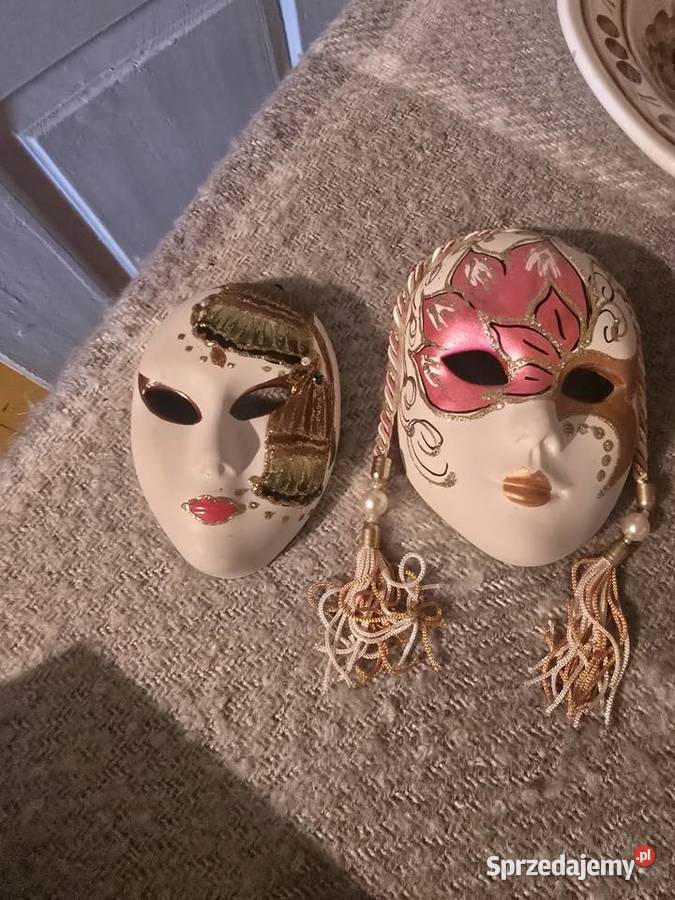 Ceramiczne Maski Weneckie TROIA Oryginalne Rękodzieło