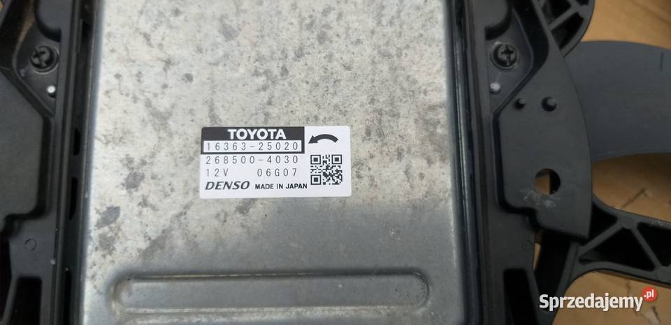 Wentylator chłodnicy Toyota Camry XV70 Hybrid Motoryzacja sprzedam