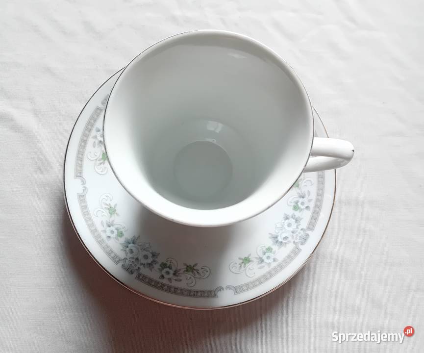 Filiżanka duo porcelana chińska lata 60e70e XX w Porcelana i szkło wielkopolskie Koźminek