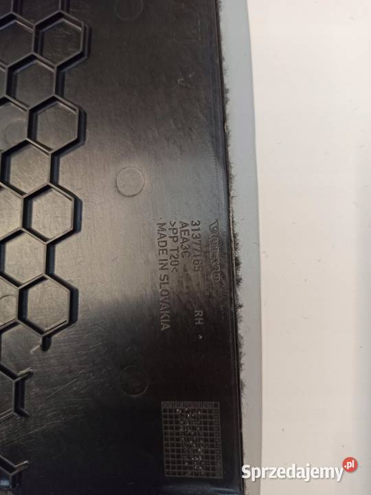 VOLVO V90 TAPICERKA OSŁONA TUNELU PRAWA 31377165 osobowe