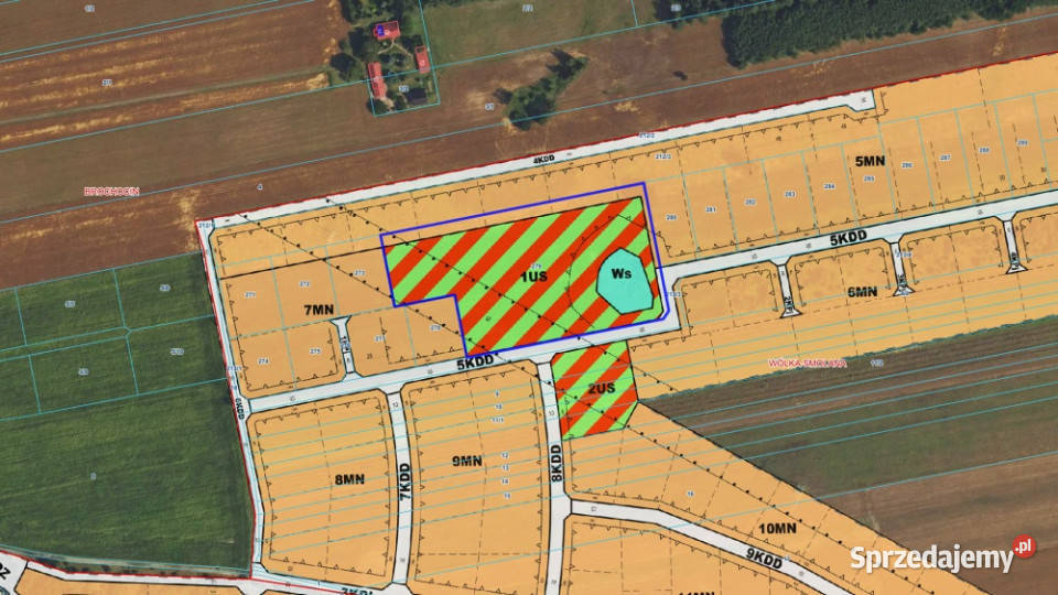 Działka usługowa z MPZP gm Brochów 16 648 m 16648m2 Wólka Smolana