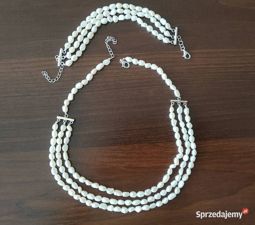 Komplet biżuterii ze srebra z naturalnymi Biżuteria dla Pań sprzedam