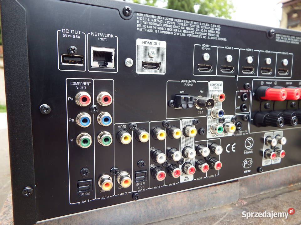 Amplituner AV kina domowego Yamaha RXV673 super dolnośląskie Bolesławiec sprzedam