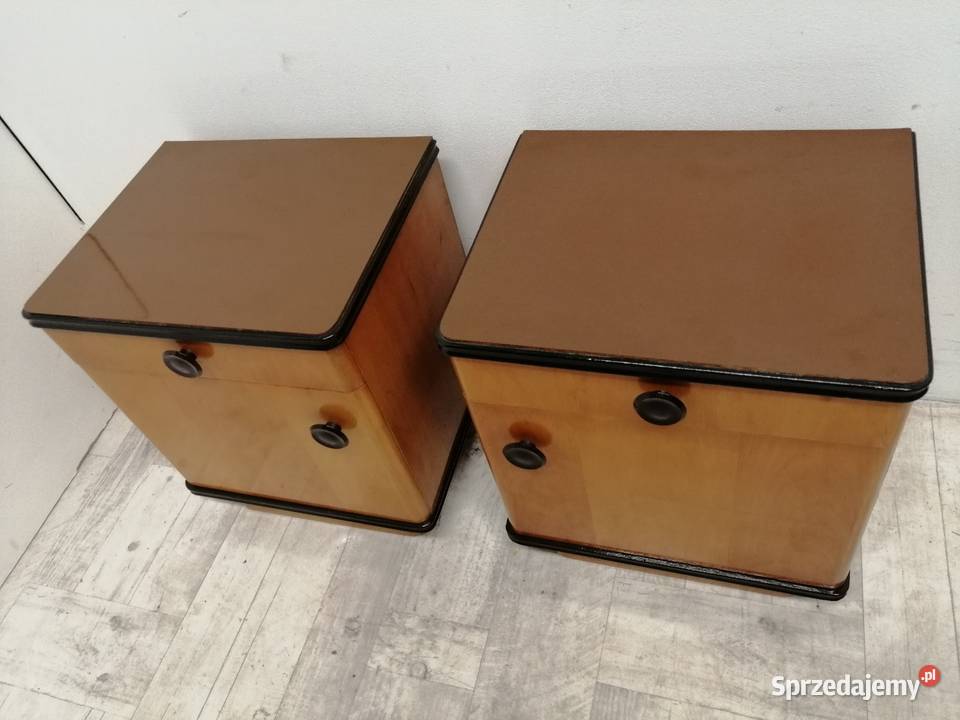 stare szafki nocne nakastliki vintage design Radomsko