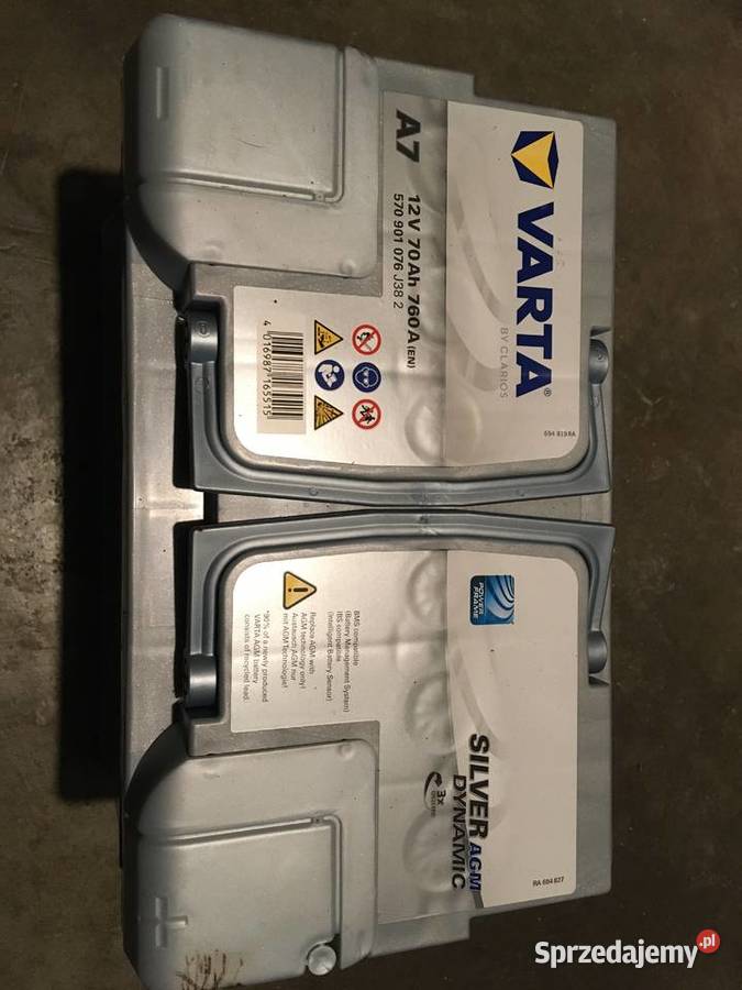 Akumulator Varta 70ah 760a produkcji 2024 opolskie Brzeg