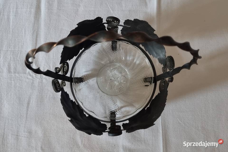 Miedziany koszpatera na owoce metaloplastyka