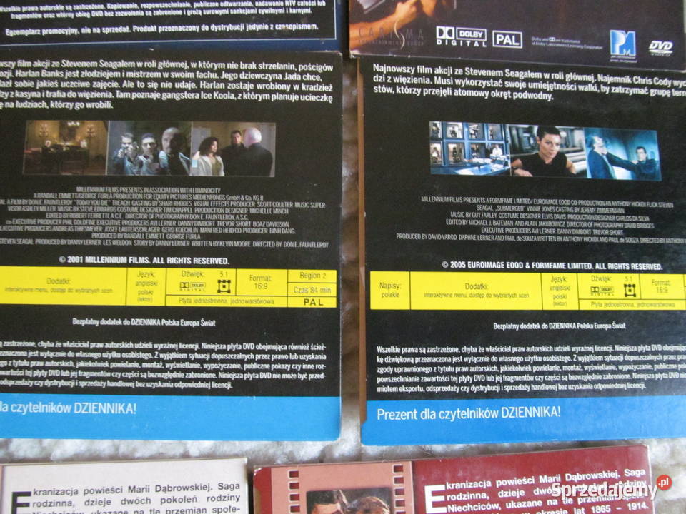Płyty DVD z filmami zestaw 13 nowe Lublin