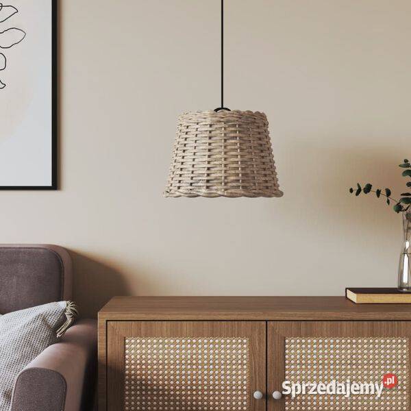 vidaXL Klosz lampy wiszącej brązowy 30x20 Warszawa sprzedam