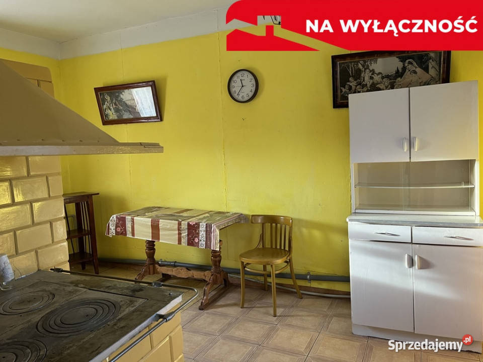 Drewniany dom na działce w Świeciechowie Dużym węglowe Świeciechów Duży