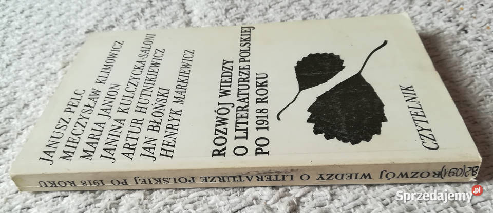 Rozwój wiedzy o literaturze polskiej 1918 roku miękka Białystok