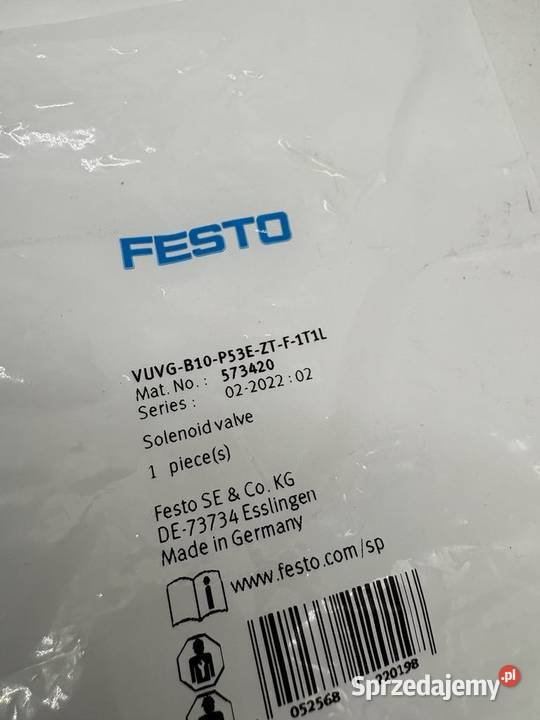 Festo 573420 VUVG B10 P53E ZT F 1T1L Warszawa