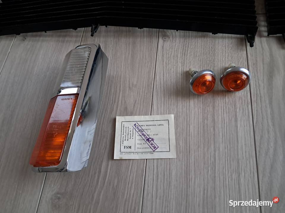 Atrapa znaczek lampa tylna kierunkowskazy fiat Siedlce sprzedam