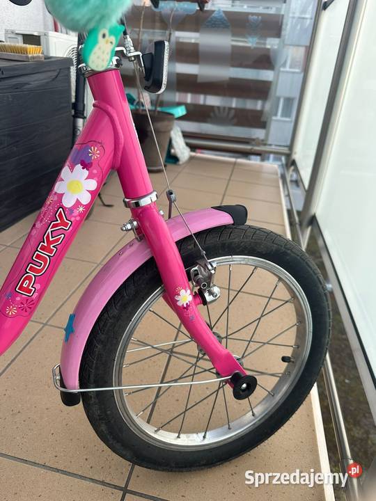 Rower dziecięcy Puky Różowy 16 dolnośląskie sprzedam