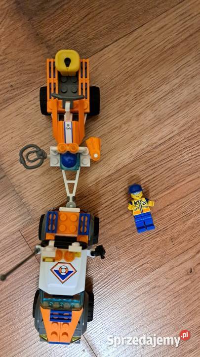 Lego City 7737 samochód terenowy ze skuterem Plastik Zielona Góra sprzedam