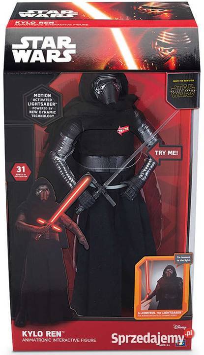 Figurka Interaktywna Kylo Ren Gwiezdne Wojny Tkanina