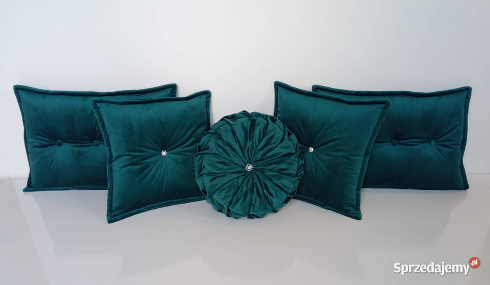 Zestaw poduszek velvet z kryształami swarovski wielkopolskie Poznań
