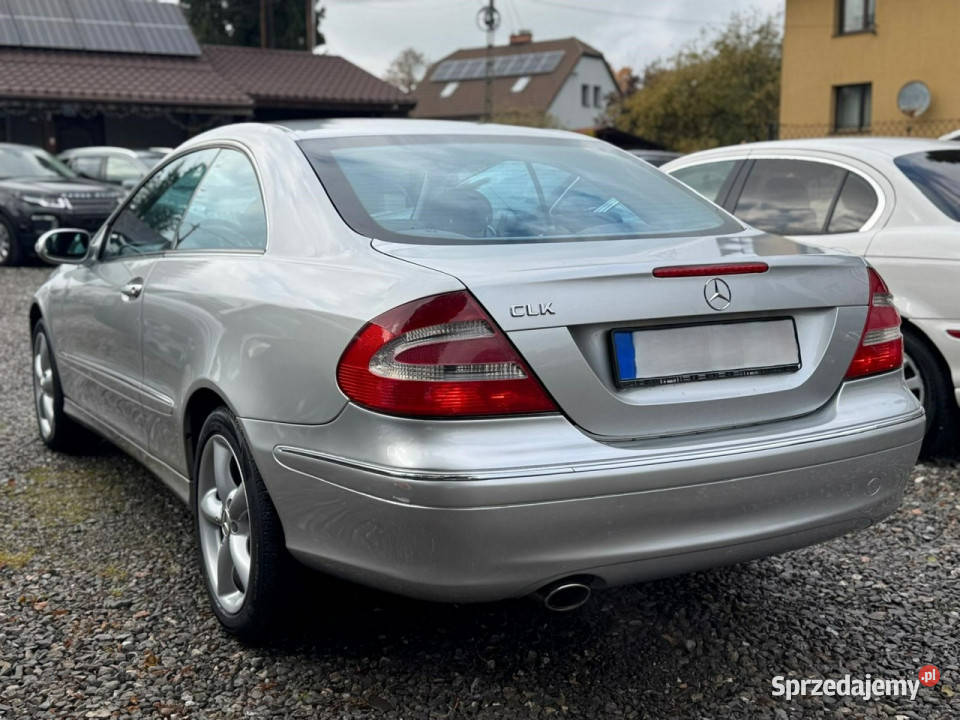 Mercedes CLK 240 26 benzyna manual avantgarde wielofunkcyjna kierownica Łodygowice