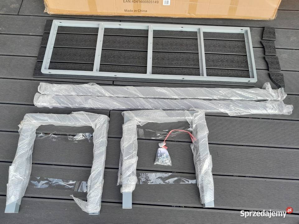 Aluminiowa ławka ogrodowa Chicreat 127 x 40 nowa Dąbrowa Górnicza