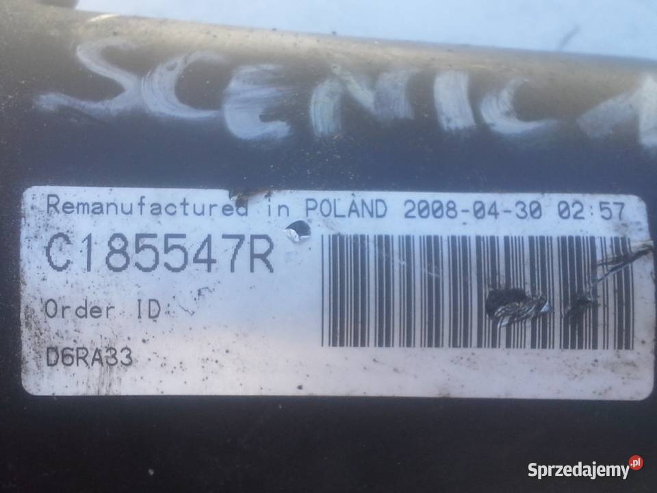 Renault Scenic 16 rozrusznik D6RA33 C185547R