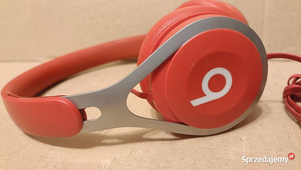 Beats czerwone słuchawki Poznań