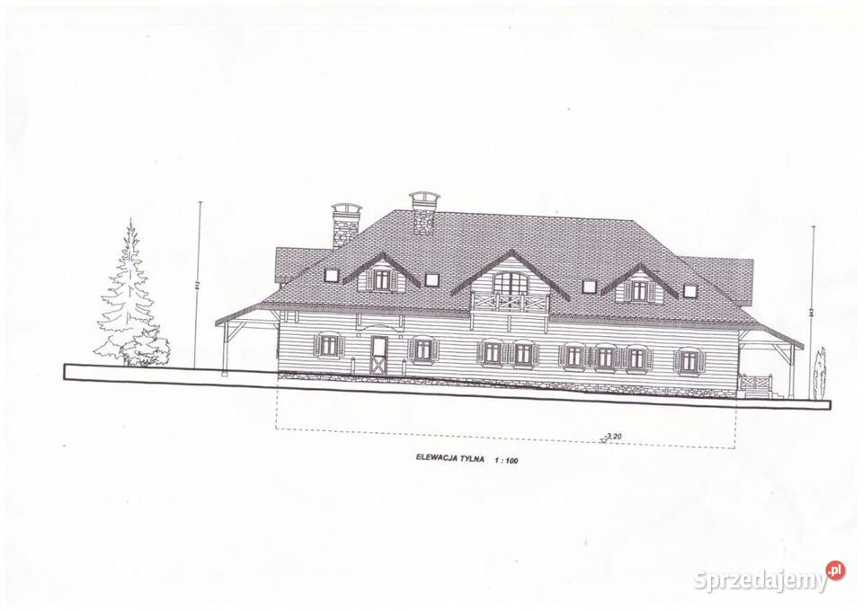 Projekt KARCZMY 900m2 hotel restauracja dom Kraków