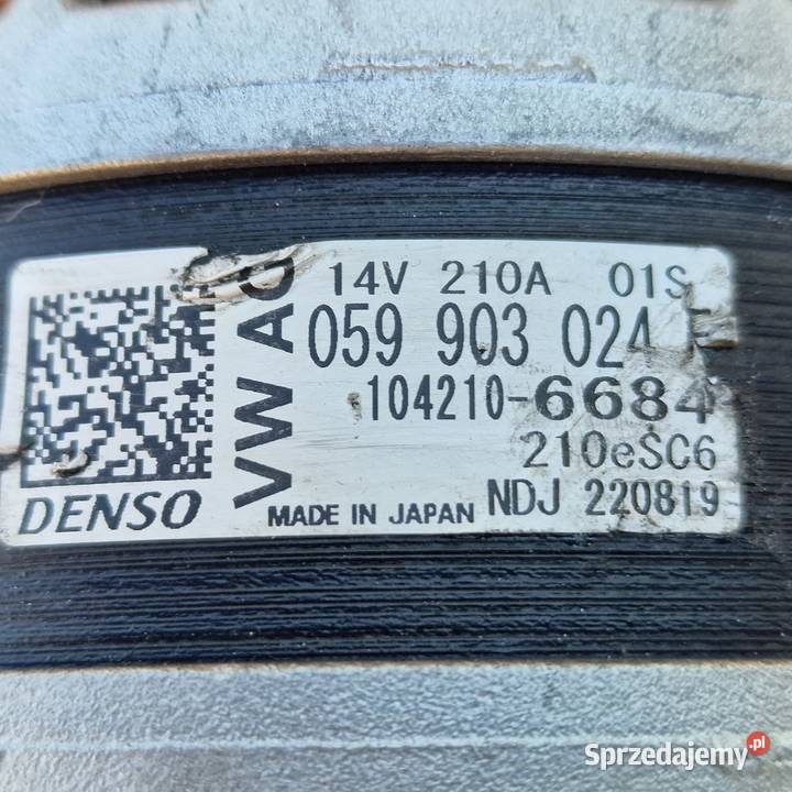 AUDI VOLKSWAGEN AUDI Q7 30 TDI 1519 ALTERNATOR Bieleń