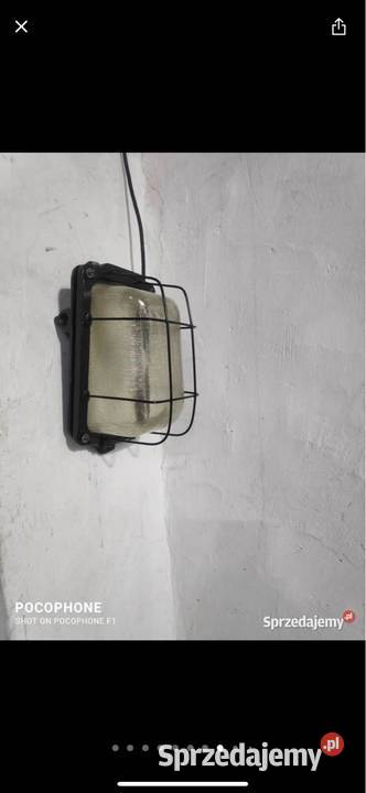Lampa retro odrestaurowana firmy Polam Wilkasy śląskie Gliwice