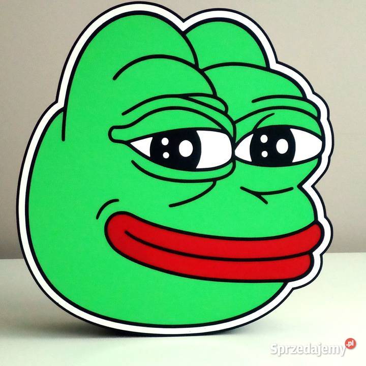 Żaba Pepe frog meme smutna żaba z memów lampka Pozostałe Tuchola