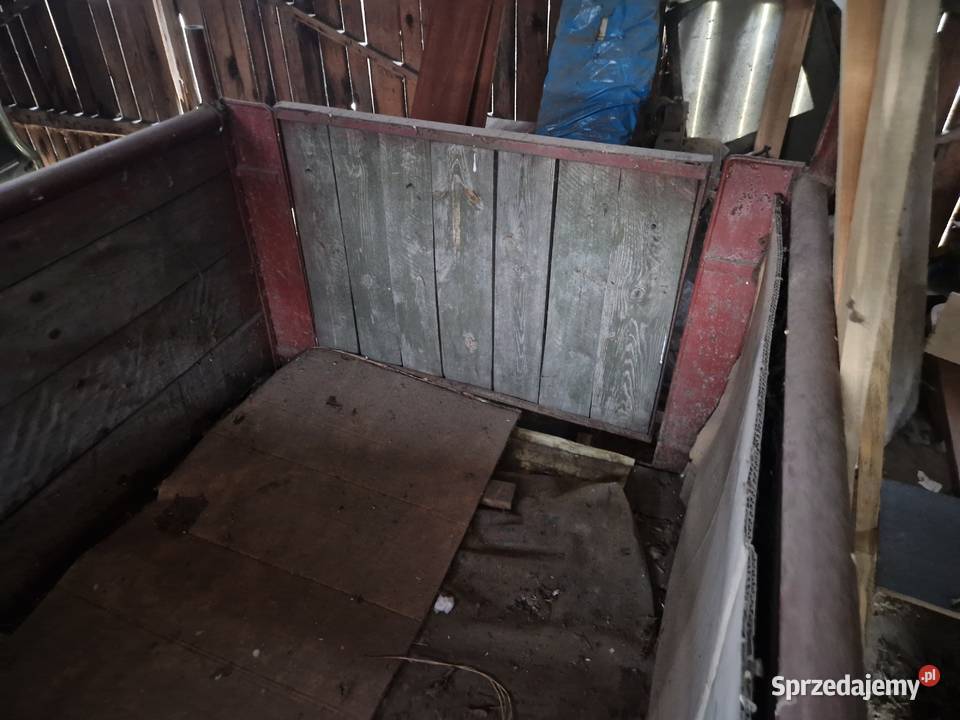 Dwukółka przyczepka rolnicza do przewozu Maszyny rolnicze Zakrzew