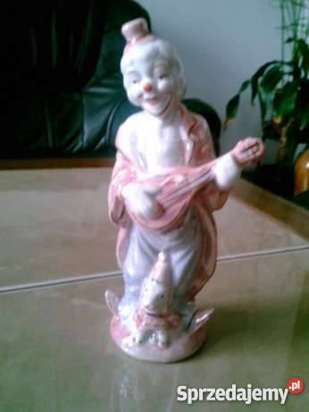 Porcelanowa figurka klowna