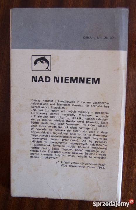 Eliza Orzeszkowa Niemnem t IIII Parczew