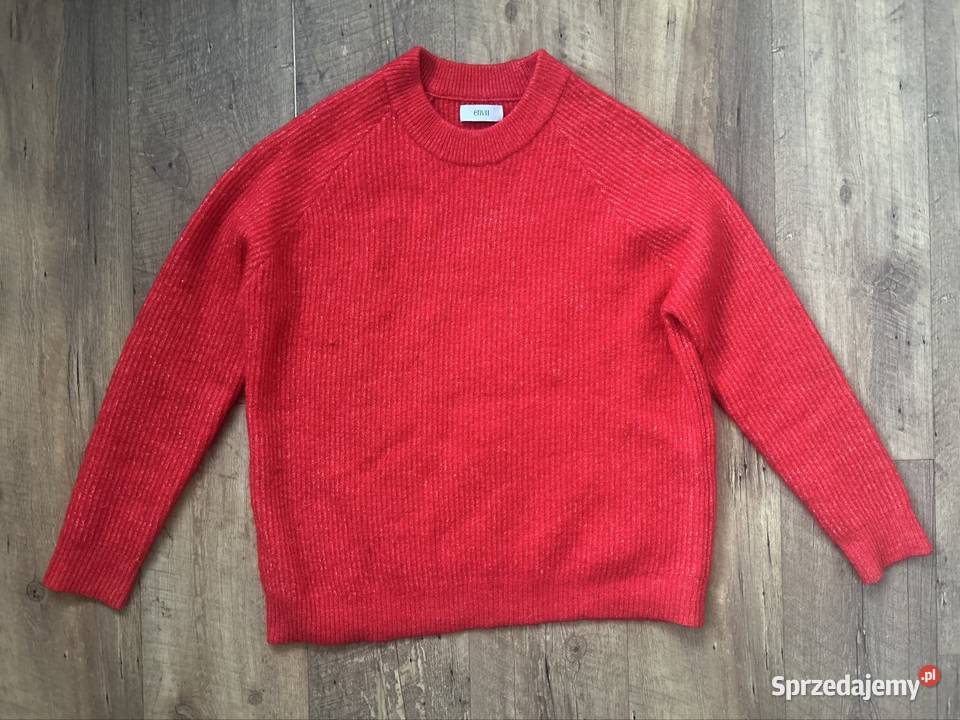 Sweter damski S czerwony sweter damski Moda i Styl Wyszków
