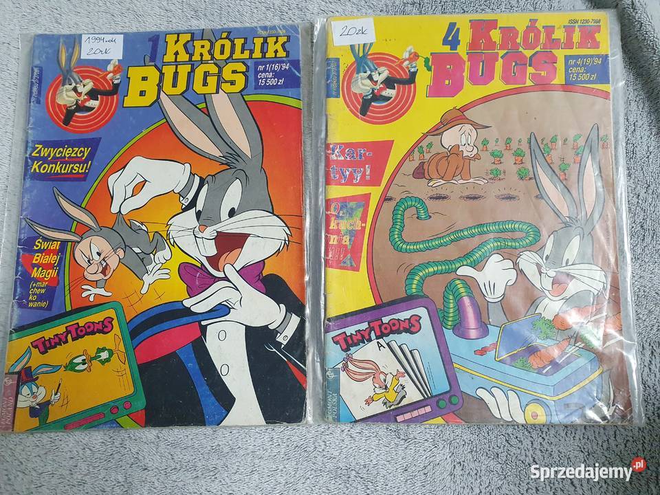 Królik Bugs zestaw 15 komiksów lata 90te Komiksy Gdynia