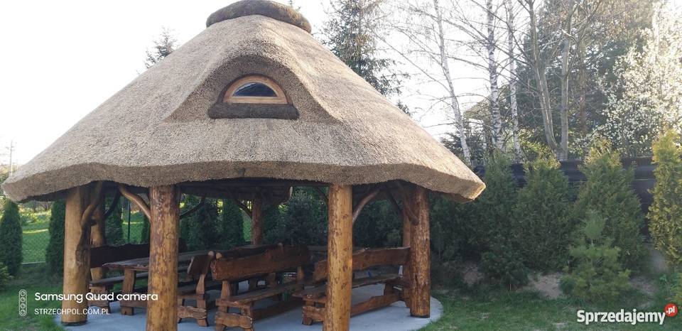 Altana trzciną strzecha domki dachy Radom