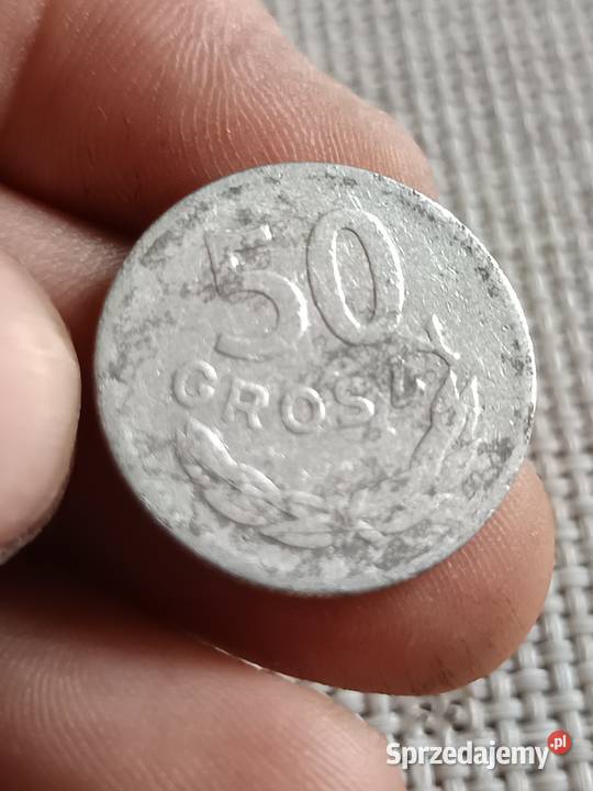 Sprzedam monete 50 gr 1949 r zzzzz Numizmatyka lubelskie