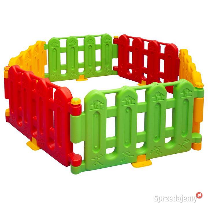 ogrodzenie modułowe dzieci Spring czerwono Kraków