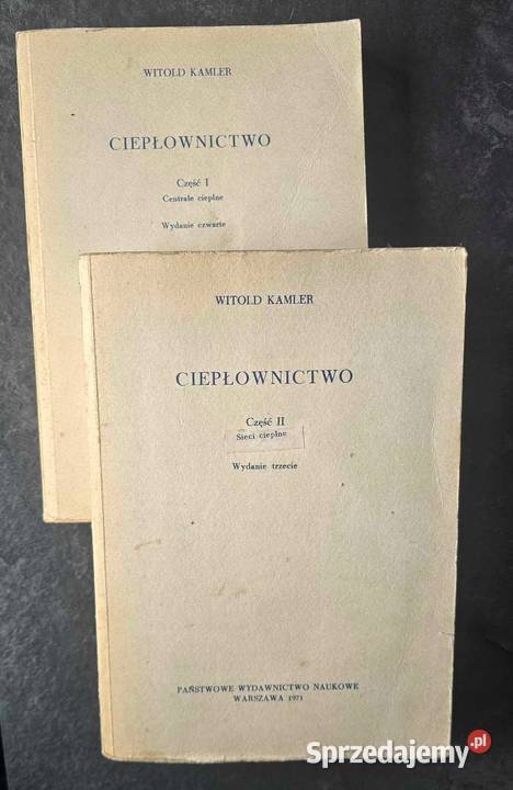 Ciepłownictwo Sieci cieplne tom 12 Kamler Książki naukowe i popularnonaukowe Osięciny