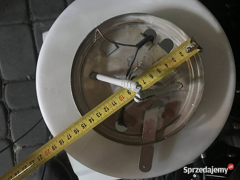 Lampa plafon grzybek okrągły satynowy 245 PRL świętokrzyskie sprzedam