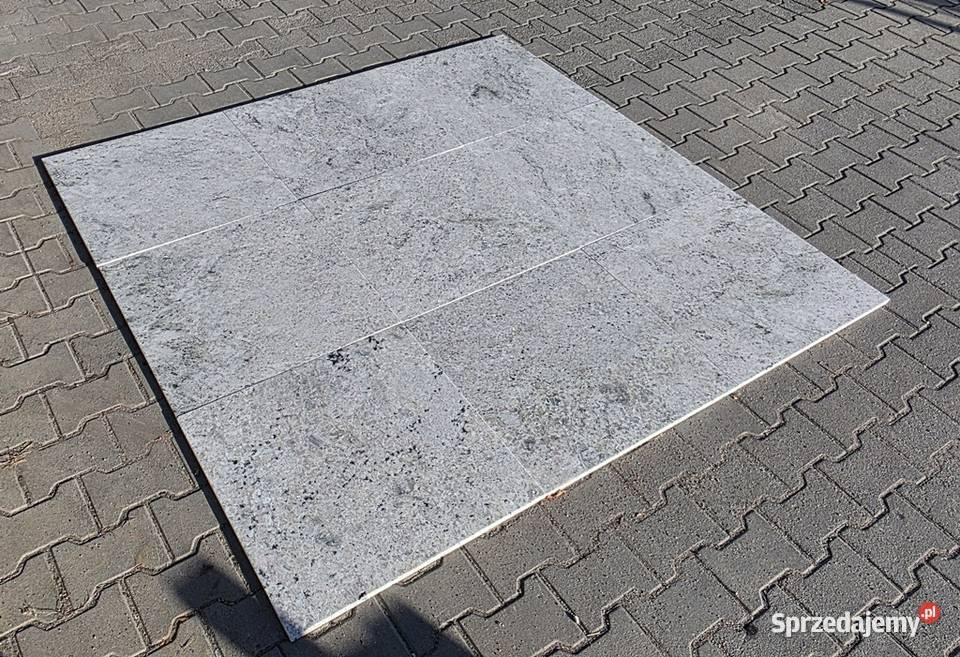 Płytki granitowe Colonial White antypoślizgowe Bielawa