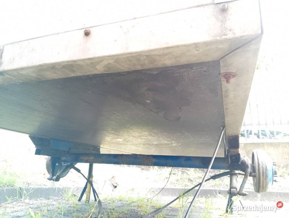 Przyczepa towarowa burty aluminiowe oś Gliwice
