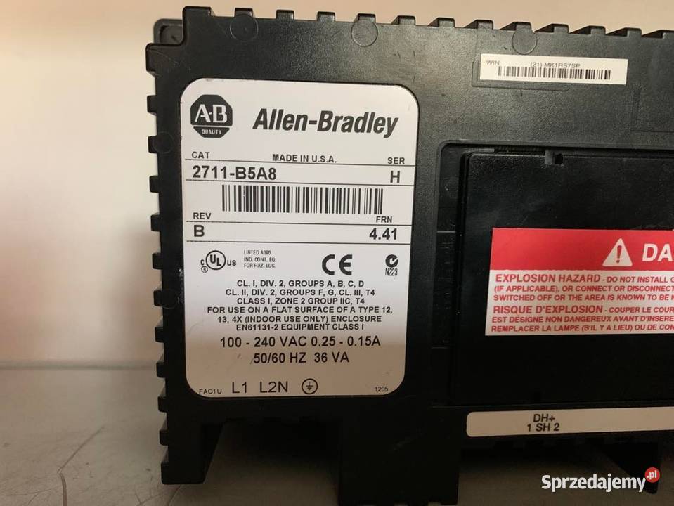 Allen Bradley 2711B5A8 SER H REV B mazowieckie Warszawa