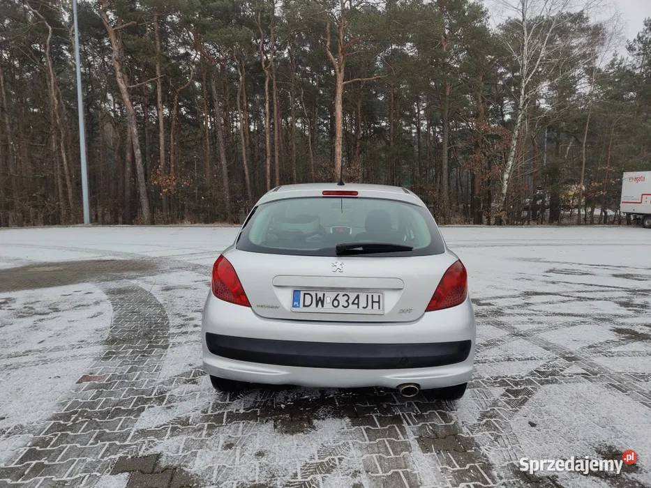 Peugeot 207 srebrny Zielona Góra